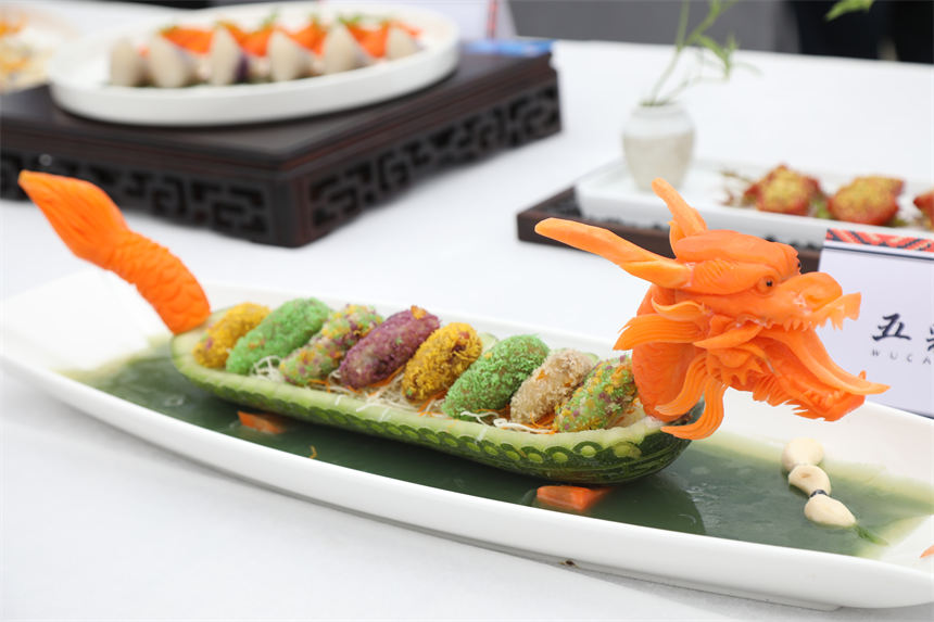 五彩粽。聶爽攝