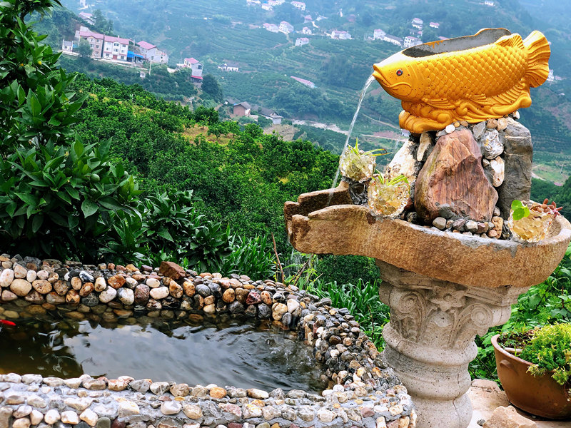 秭歸縣村民自主打造“最美庭院”。