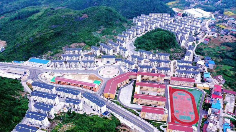 宣恩縣酉水情社區(qū)安置點(diǎn)。宣恩縣沙道溝鎮(zhèn)供圖