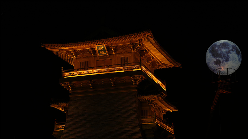 湖北省襄陽市襄城區(qū)唐城景區(qū)。劉濤攝