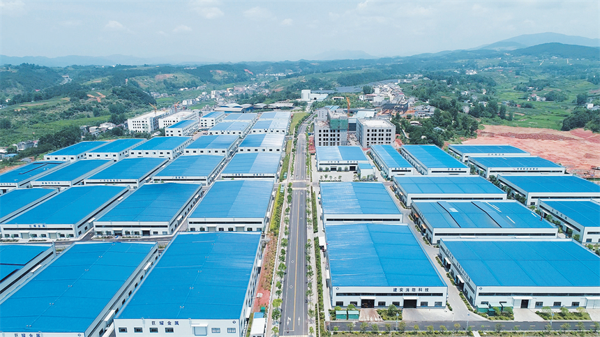 寶豐衛(wèi)浴汽配產業(yè)園一角。