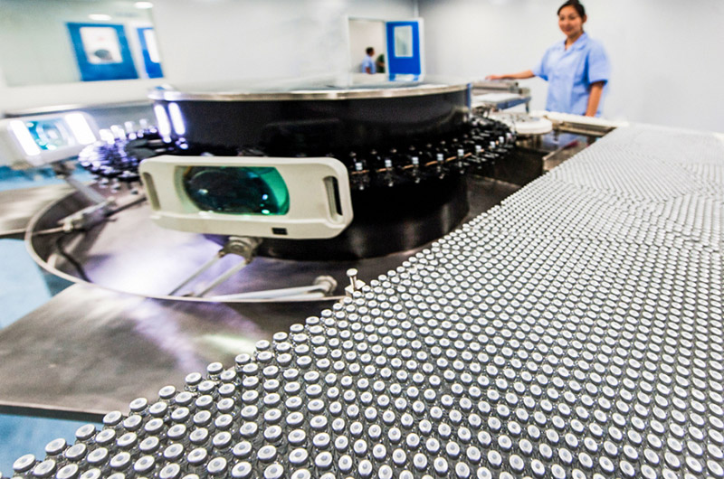 東陽光胰島素生產(chǎn)線。徐磊攝