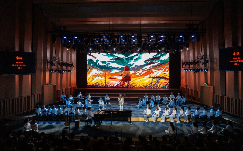 中南民大音樂會(huì)演出現(xiàn)場(chǎng)。楊成義攝