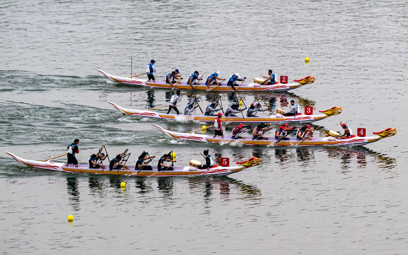 龍舟賽。鄭家裕攝