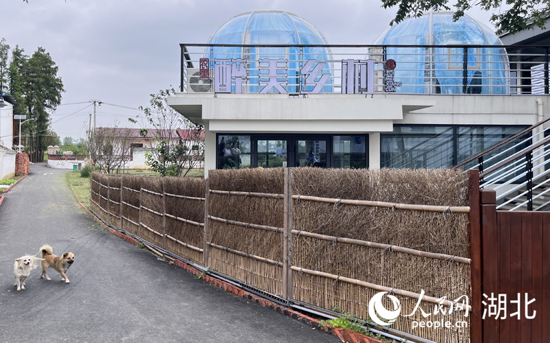 三湖村的民宿。人民網記者 張雋攝