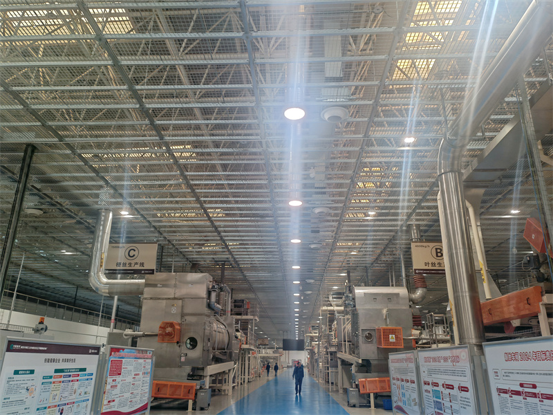 7.安裝有光導(dǎo)管的車間，白天無需用電即可實現(xiàn)照明  秦夢潔 攝