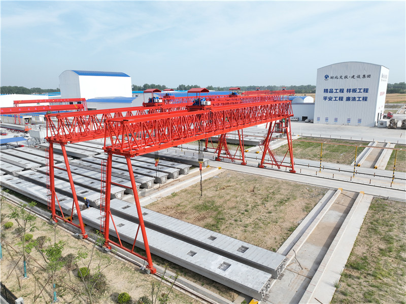 存梁區(qū)。湖北交投建設(shè)集團(tuán)供圖