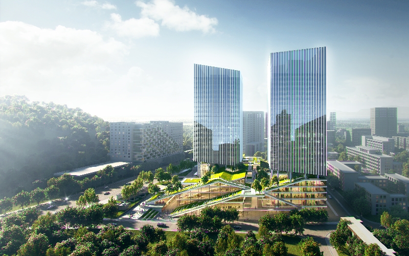 小洪山科學(xué)城效果圖。