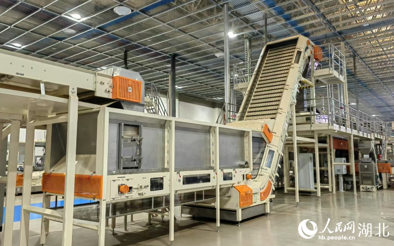 襄陽卷煙廠制絲車間。人民網(wǎng)記者 郭婷婷攝