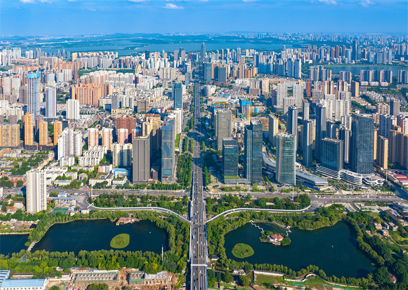 武昌濱江數(shù)創(chuàng)走廊。武昌區(qū)供圖