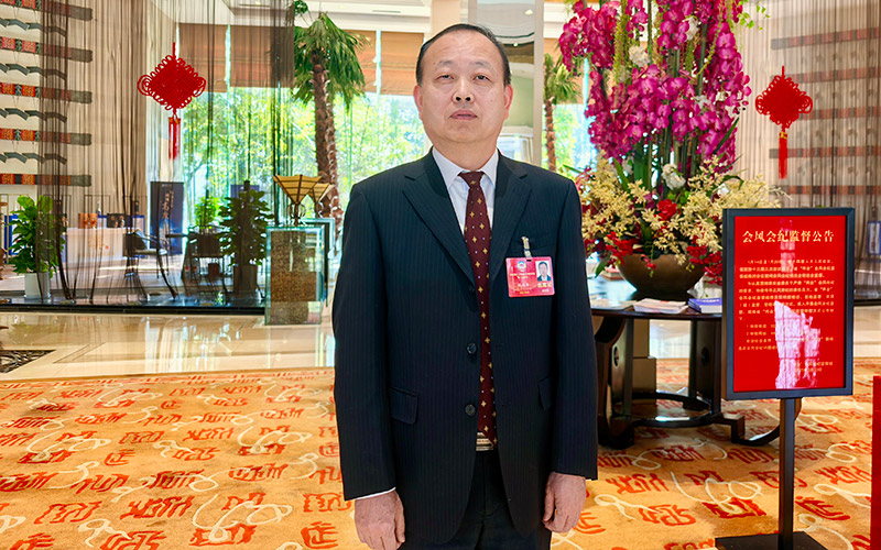 湖北省政協(xié)常委姚海林。受訪者供圖