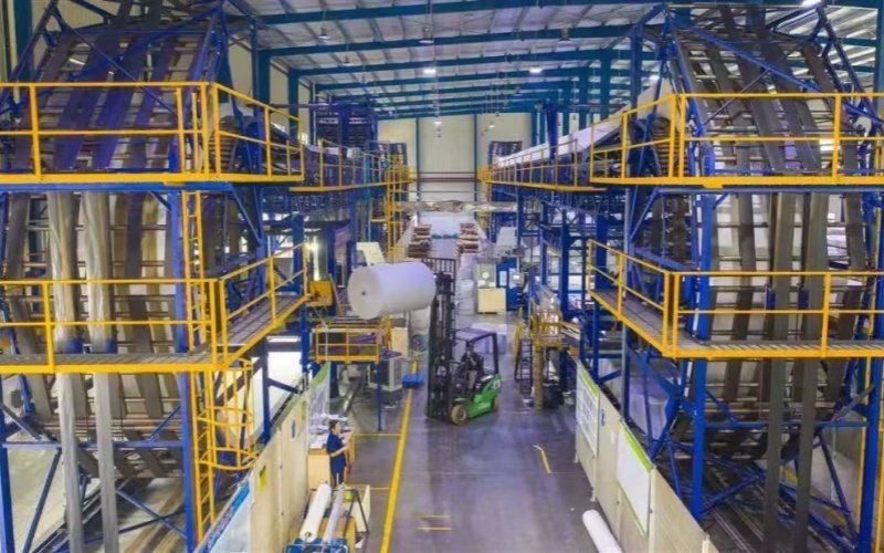 湖北世豐新材料有限公司生產(chǎn)車間。張仰強(qiáng)攝