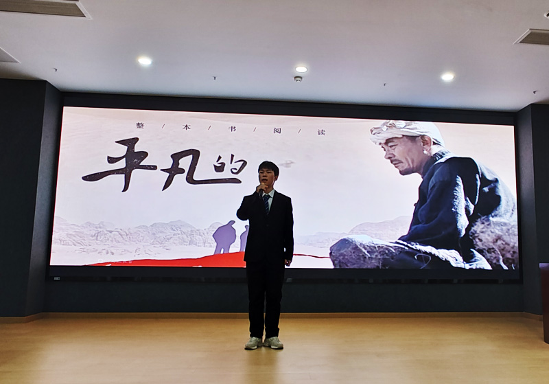 “春之聲”讀書表演大賽。江漢大學(xué)供圖