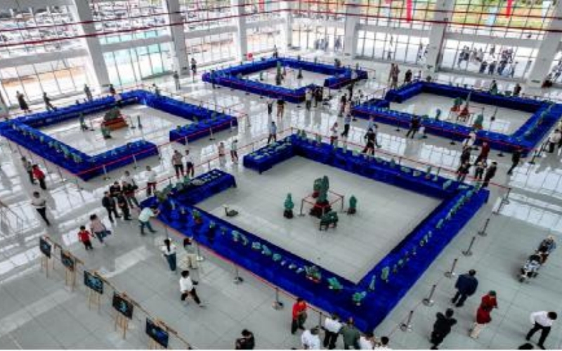  竹山國際珠寶交易中心啟幕。