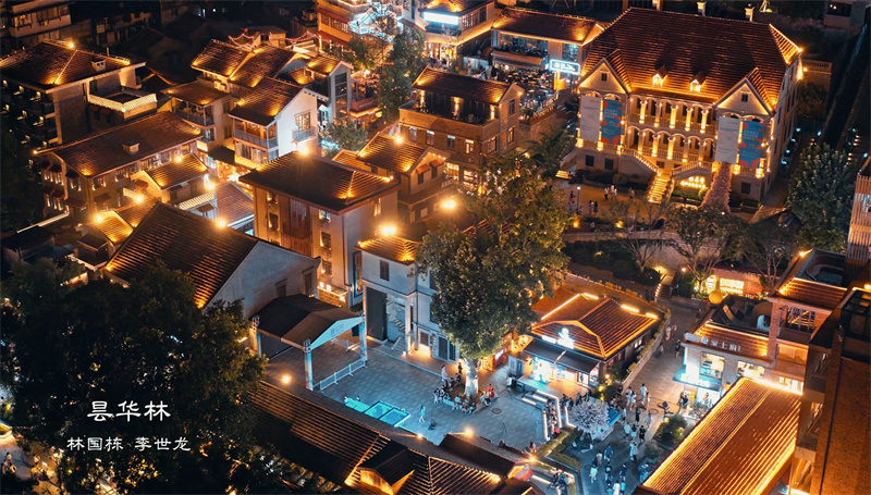 夜幕曇華林 林國棟、李世龍攝