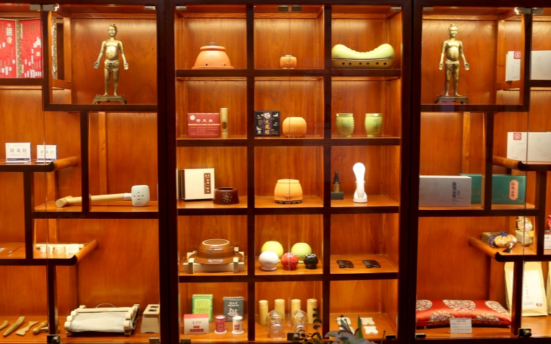 武穴產(chǎn)中藥材展示。