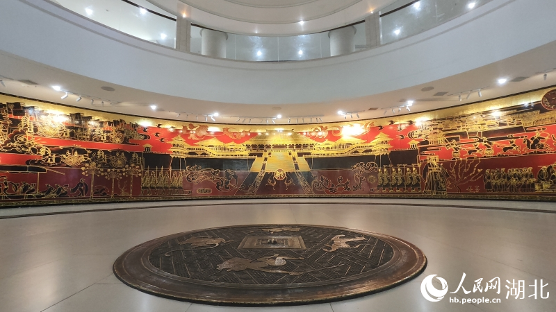 云夢(mèng)縣博物館大廳。人民網(wǎng)記者 王郭驥攝