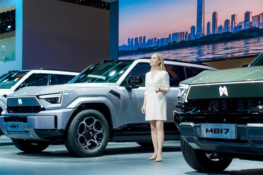 東風(fēng)猛士M817亮相粵港澳大灣區(qū)車展