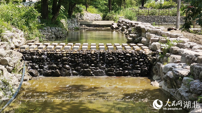 湖北宜昌月山村片區(qū)養(yǎng)源民宿文旅康養(yǎng)水生態(tài)產(chǎn)品。人民網(wǎng)記者 王郭驥攝