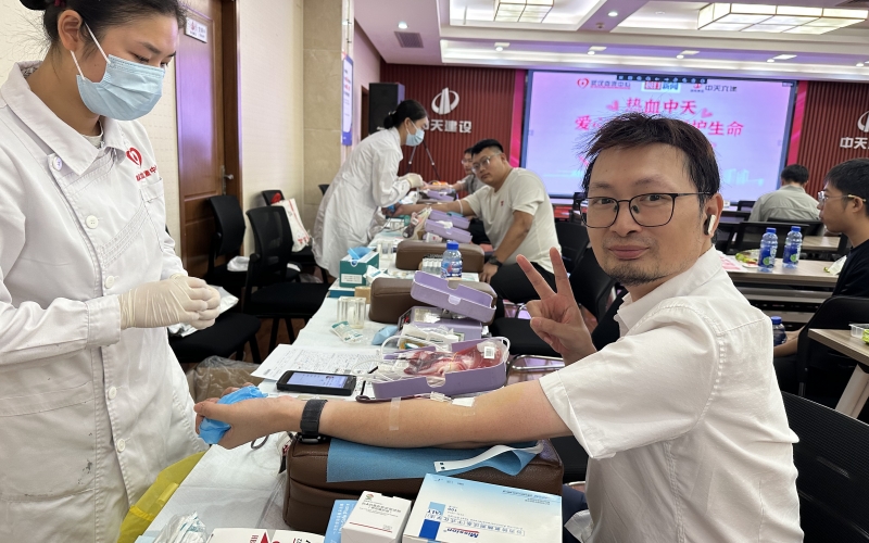 熱血六載續(xù)航！中天六建熱血筑城，為生命注入“紅色暖流”【2】