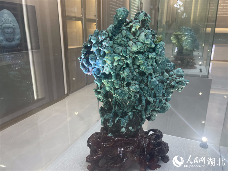 綠松石。人民網(wǎng)記者 周倩文攝