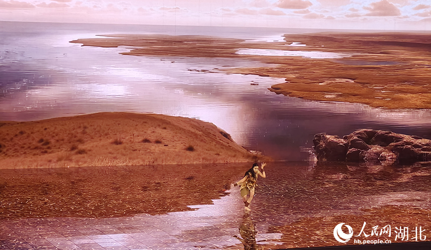 光子機(jī)器人點(diǎn)燃圣火,武漢第十二屆運(yùn)動(dòng)會(huì)開幕【2】