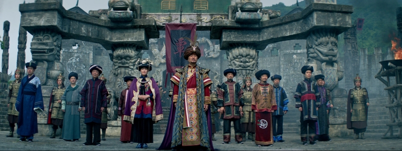 紀(jì)錄片《唐崖土司城》歷史場面還原。