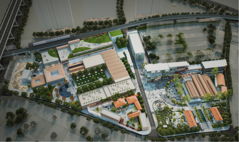 皮子街改建造工程規(guī)劃圖。受訪者供圖