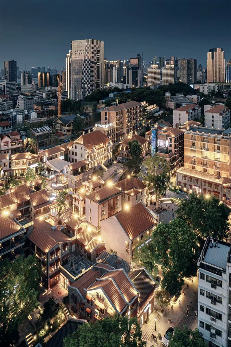 曇華林夜景。肖森煒攝