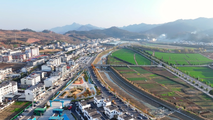 湖北竹山苦桃河幸福河湖建設全線鋪開