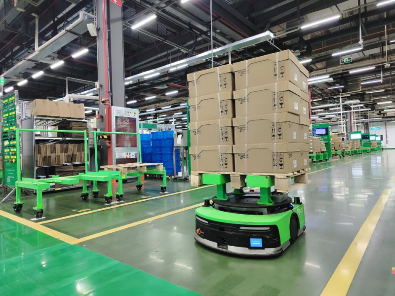 施耐德武漢5G+智能工廠。